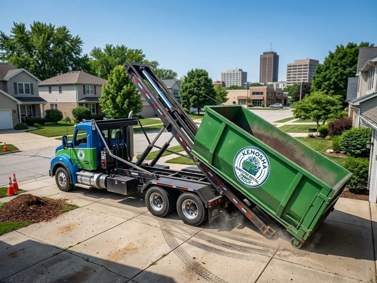 Same-Day Dumpster Rental in Kenosha, WI
